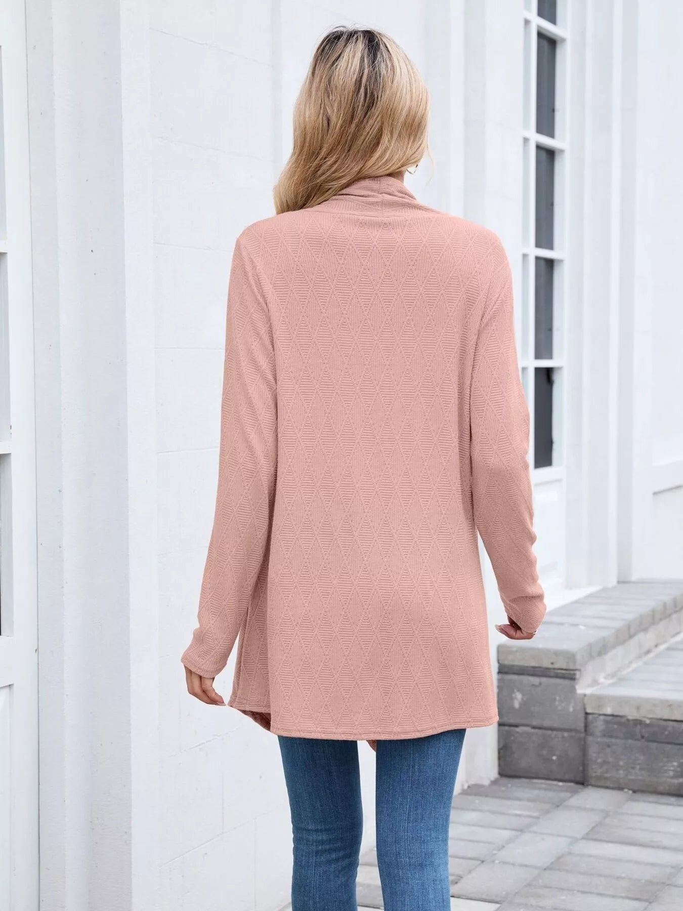 Open Front Long Cardigan