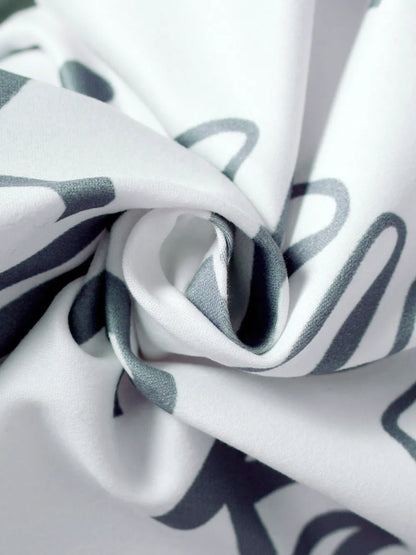 Children's Round Neck Cartoon Graphic T-Shirt and Shorts Set