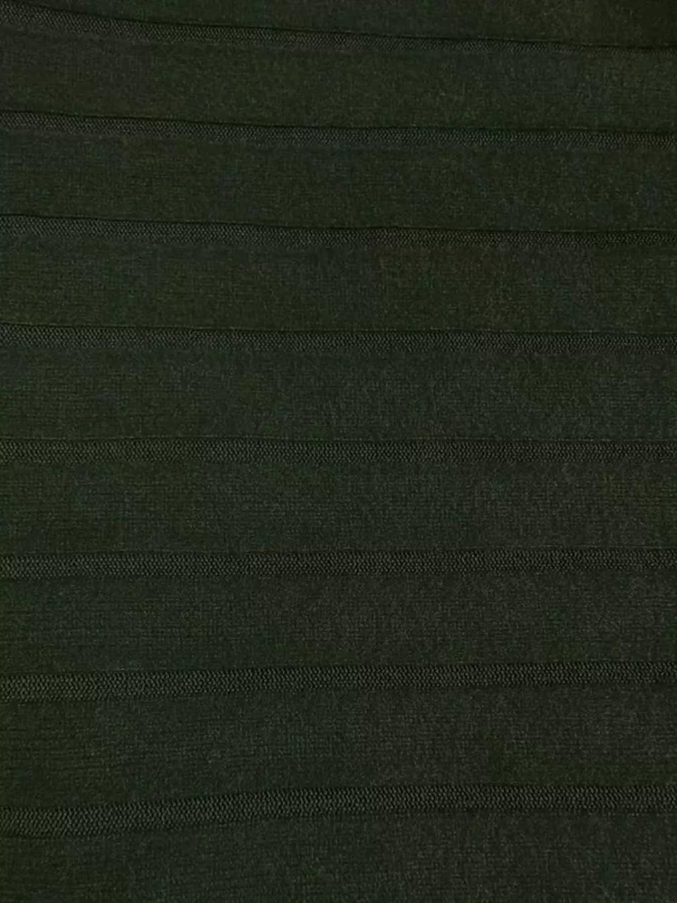 Ribbed Knit Hoodie Dress