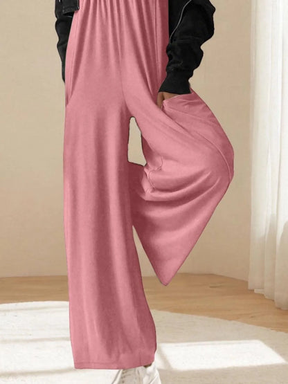 Spaghetti Strap Wide Leg Jumpsuit