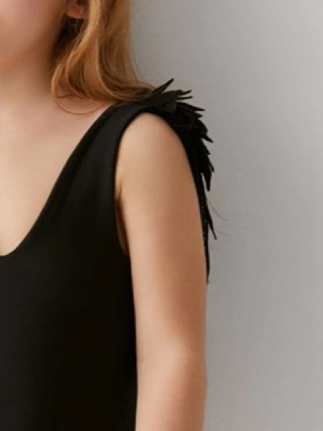 Backless Wide Strap Parent-Child Swimwear