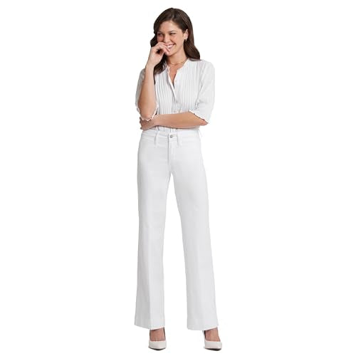 Mom Jeans - NYDJ Womens Teresa Trouser Jean White