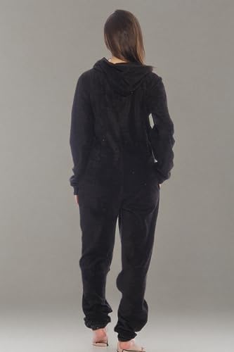 Adult Onesie Pajamas Costume - Cozy Fleece Jumpsuit for Women Men