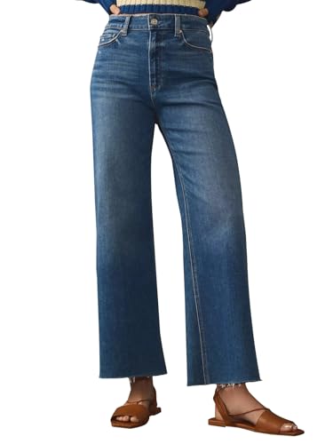 Celine Jeans - Jeans for Women Wide Leg Baggy High Waist Boyfriends Straight Leg Stretchy Denim Pants Trendy Fall 2024 W004-blue