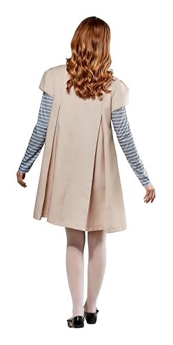 M3gan Costume Dress - Women's Official Halloween Outfit with Attached Scarf