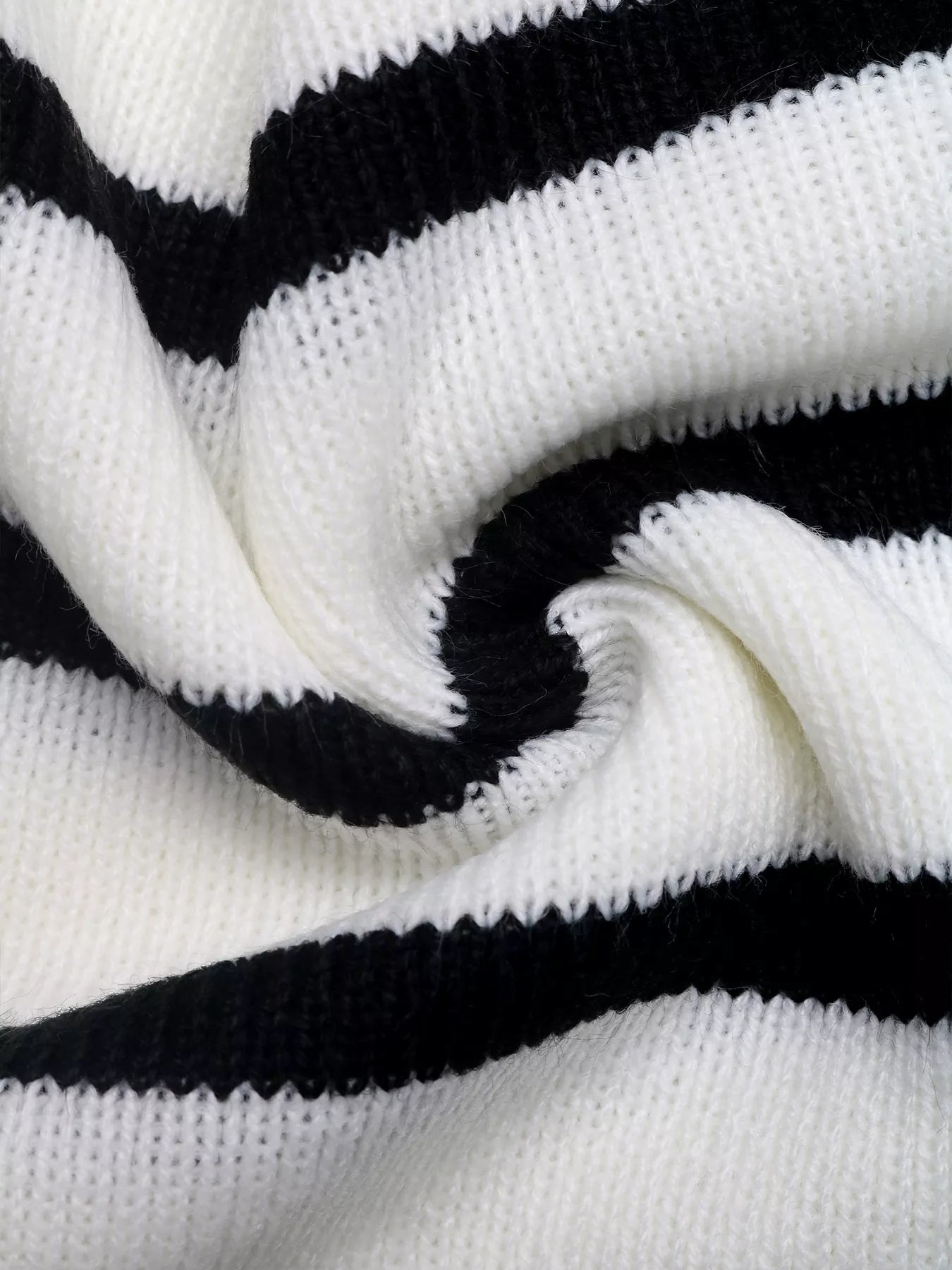 Striped Button-Front Cardigan