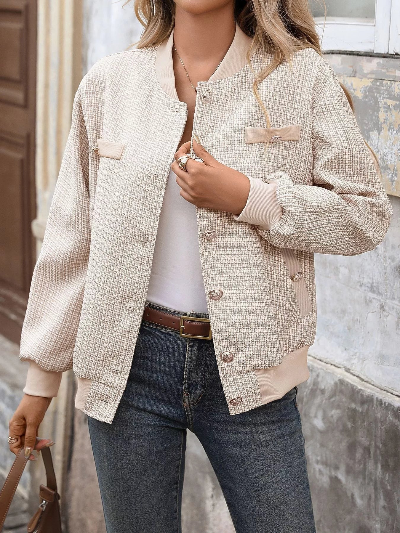 Button Up Long Sleeve Jacket