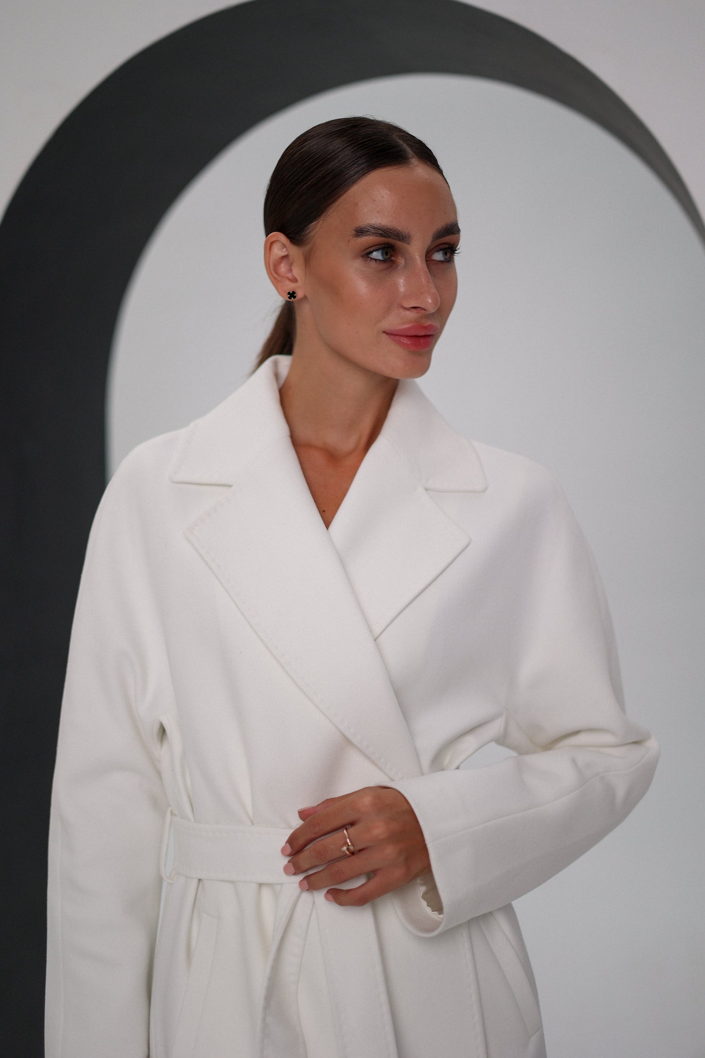 Cambridge Comfort Wraparound Wool Cashmere Coat