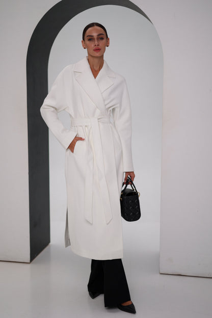 Cambridge Comfort Wraparound Wool Cashmere Coat