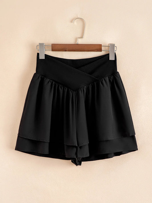 Layered Ruffle Shorts