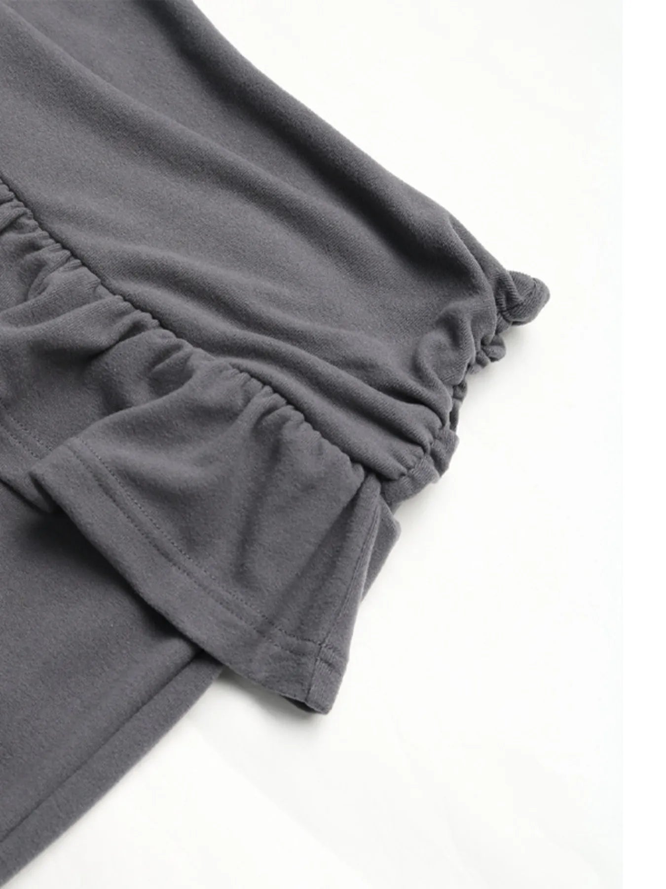 High-Waisted Ruffle Pants