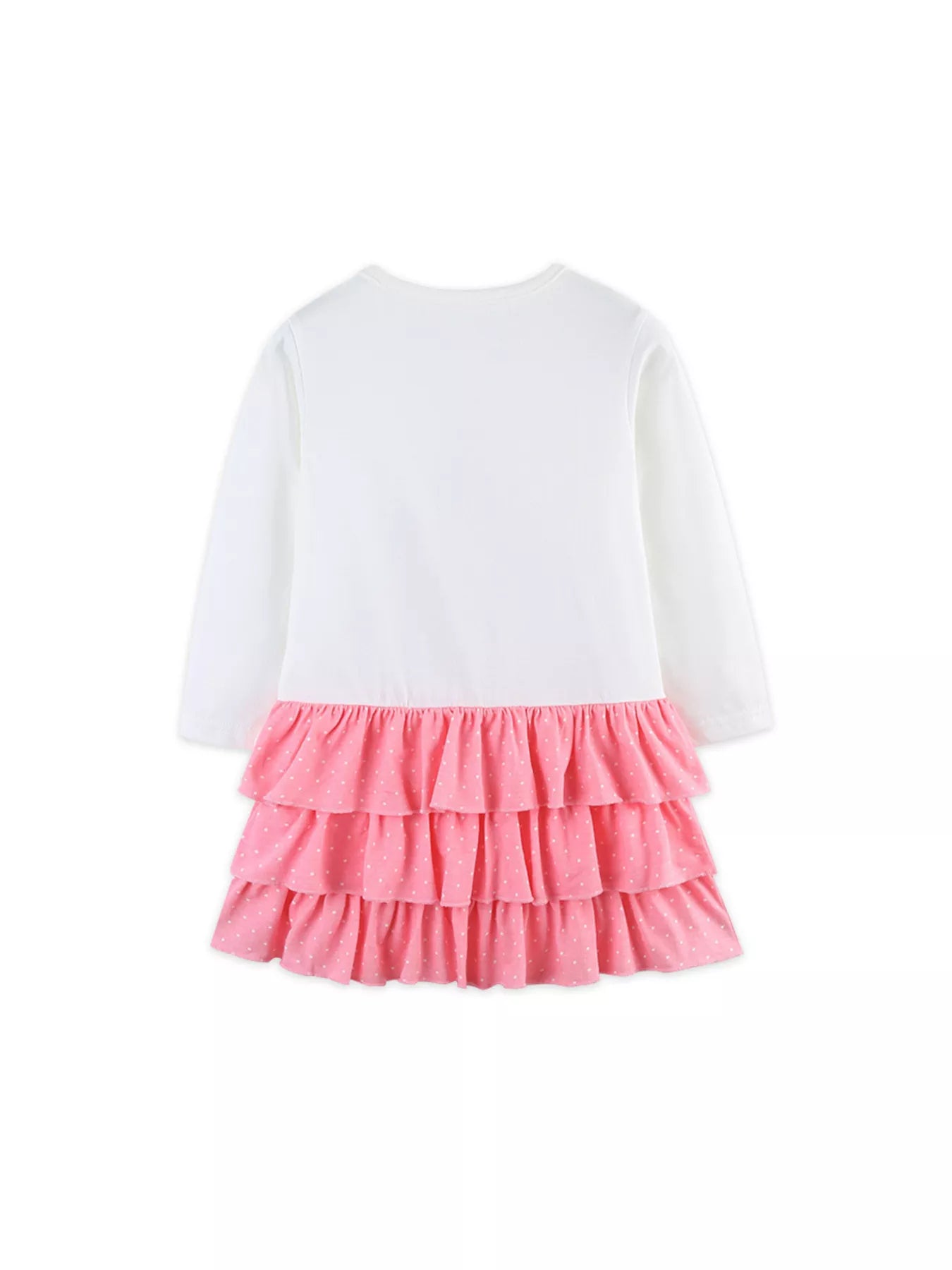 Children's Christmas Tree Ruffle Layered Dress