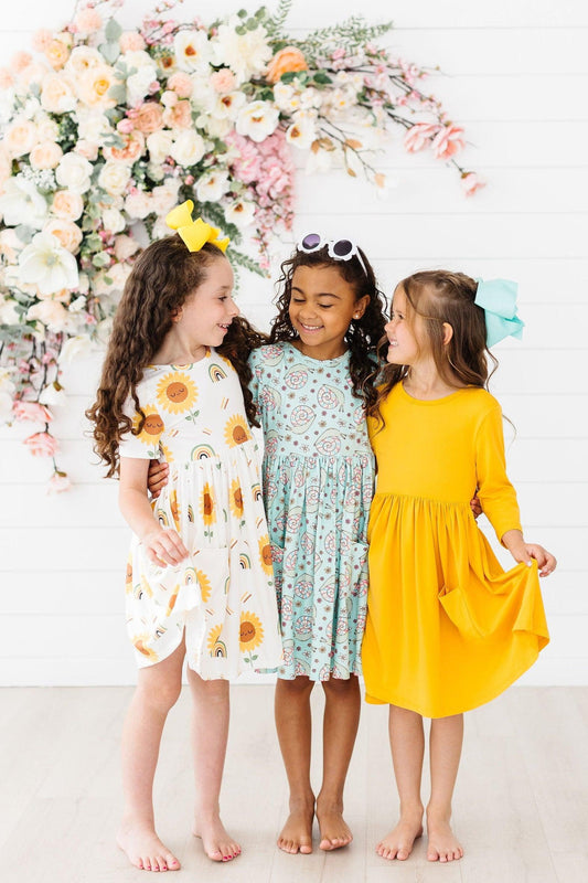 SALE Spring Snails S/S Pocket Twirl Dress