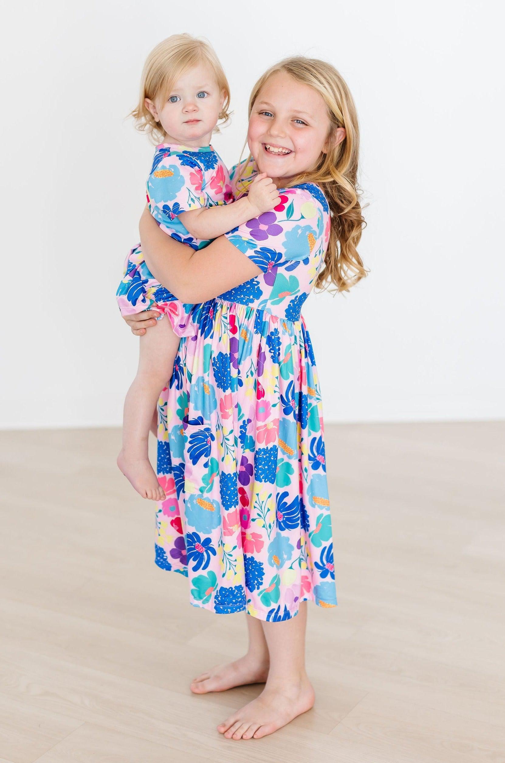 SALE Dahlia Dreams S/S Twirl Bodysuit