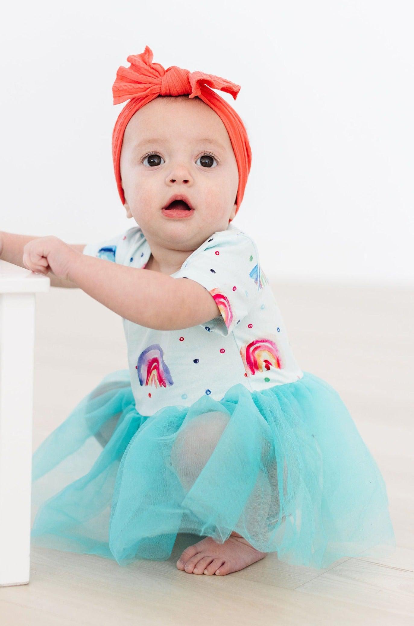 SALE Rainbow Grooves Tutu Bodysuit