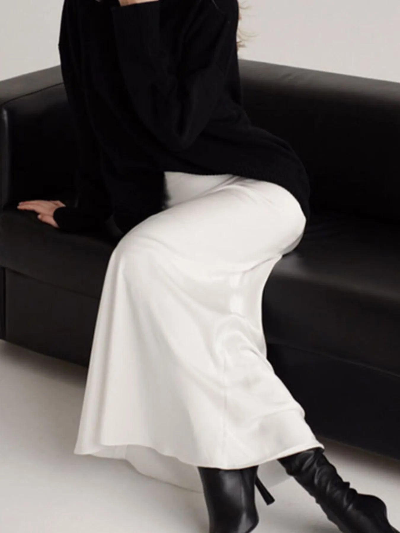 High-Waisted Maxi Skirt