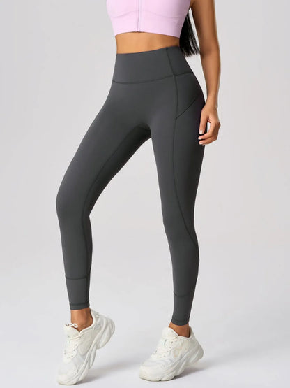 High Waist Active Leggings Dark Gray