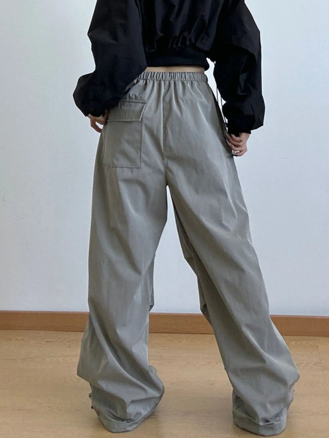 Side Stripes Wide Leg Pants