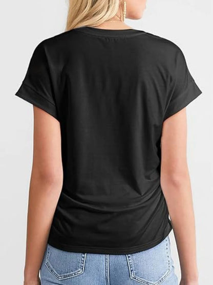 Round Neck Short Sleeve T-Shirt