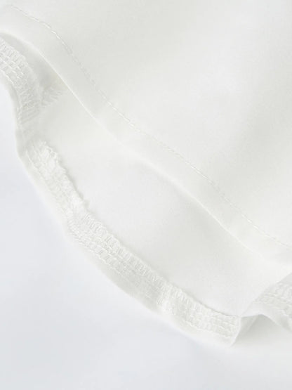 Twisted Front Cap Sleeve Blouse