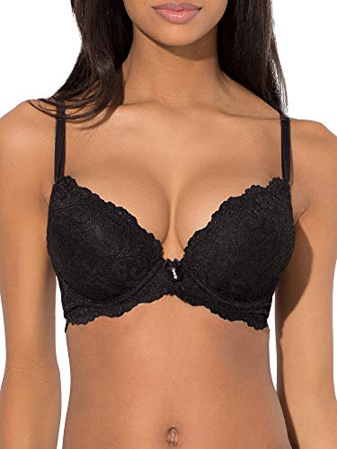 Pink Wear Everywhere Lightly Lined Bra - Smart & Sexy Women's Maximum Cleavage Underwire Push Up Bra