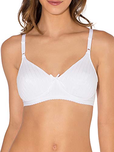 Pink Wear Everywhere Lightly Lined Bra - Fruit of the Loom Women's Lightly Lined Wire-free Bra White Stripe