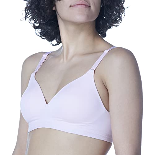 Pink Wear Everywhere Lightly Lined Bra - Warner's Women's Cloud 9 Super Soft Wireless Lightly Lined Comfort Bra 1269