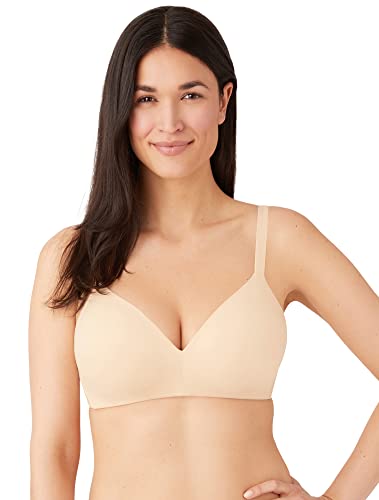 Pink Wear Everywhere Lightly Lined Bra - Wacoal Women's How Perfect Wire Free T-Shirt Bra Sand