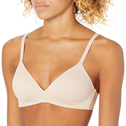Pink Wear Everywhere Lightly Lined Bra - Wacoal Women's How Perfect Wire Free T-Shirt Bra Rose Dust 30B
