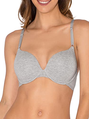Pink Wear Everywhere Lightly Lined Bra - Fruit of the Loom Women's Smooth Cotton T-Shirt Bra Pack - Ultra-Soft, Flexible, and Invisible Under Tees