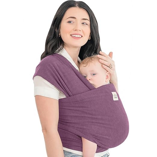 Baby Wrap Carrier Newborn to Toddler Hands-Free Infant Sling One Size (Pack of 1) Dark Mauve