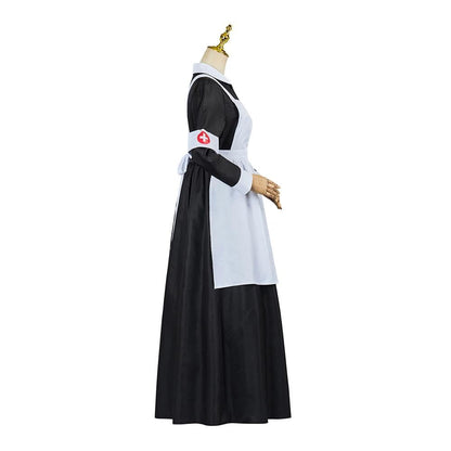 Women's Florence Nightingale Costume - Civil War Nurse Dress with Apron