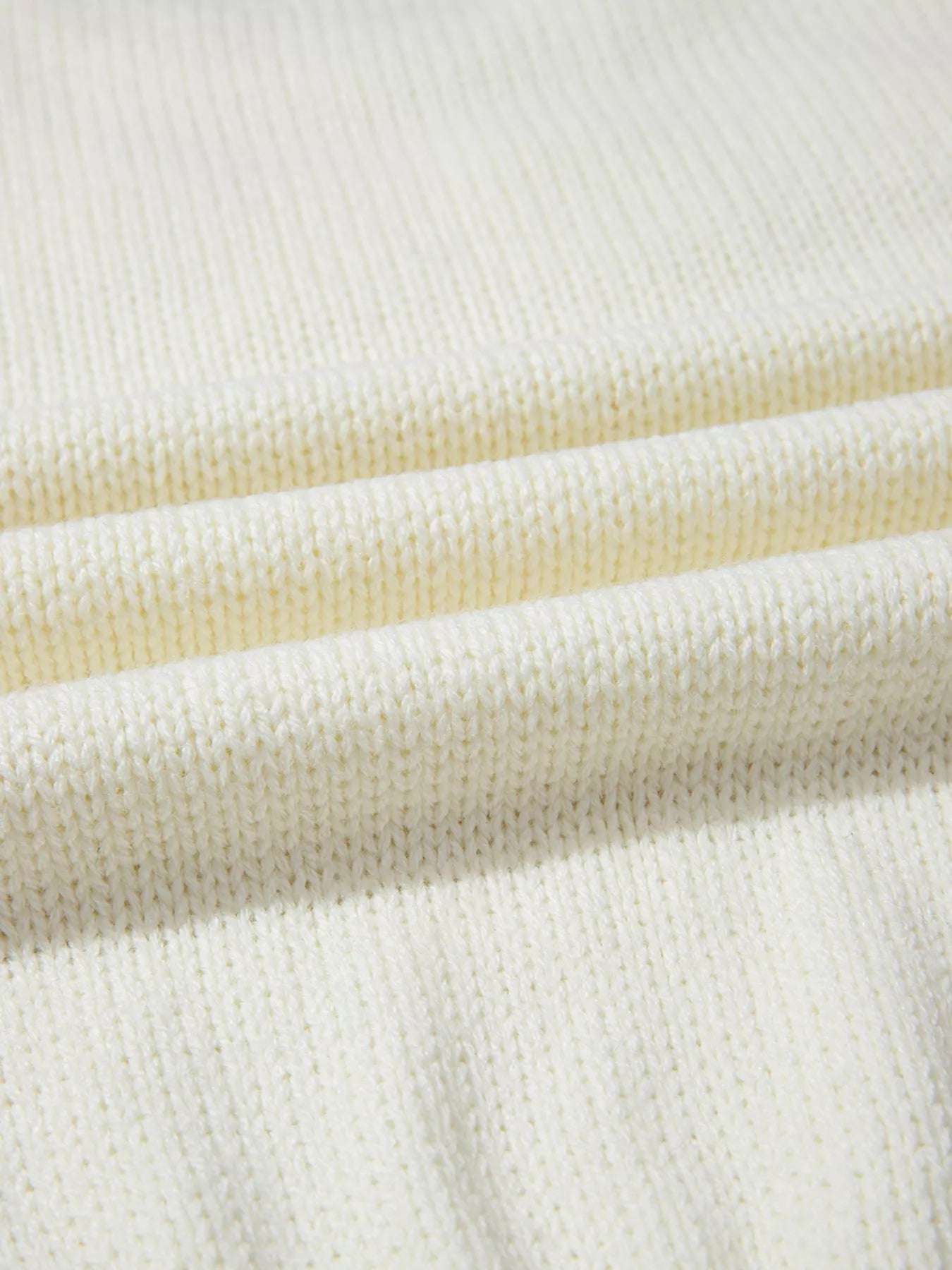 Flower Detail Round Neck Contrast Textured Puff Sleeve Sweater