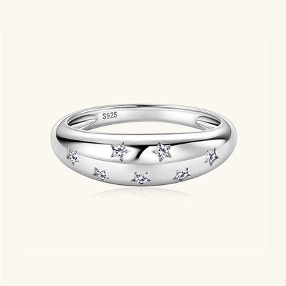 Delicate Moissanite Star Ring for Women
