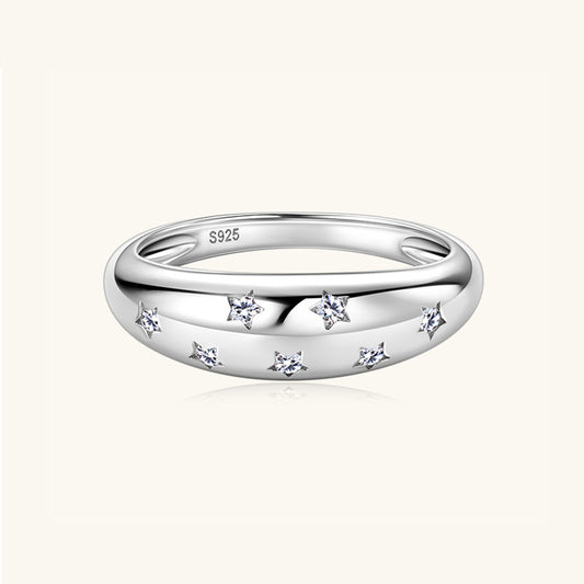 Delicate Moissanite Star Ring for Women