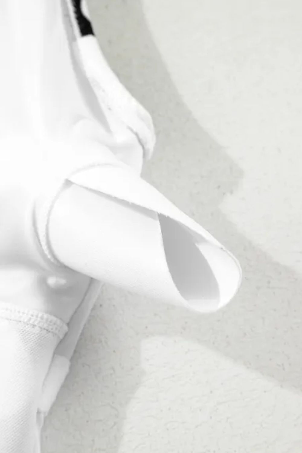 Tied Front Contrast Striped One-Piece Swimsuit