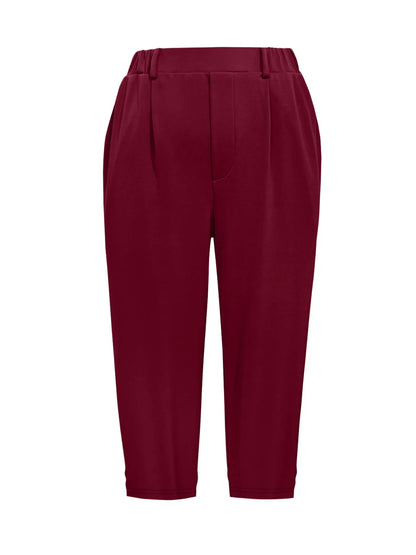 Pleated Detail Pants with Pockets