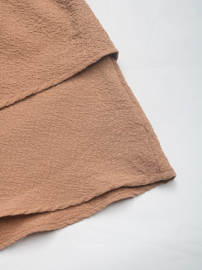 Perfee Tied Layered Shorts