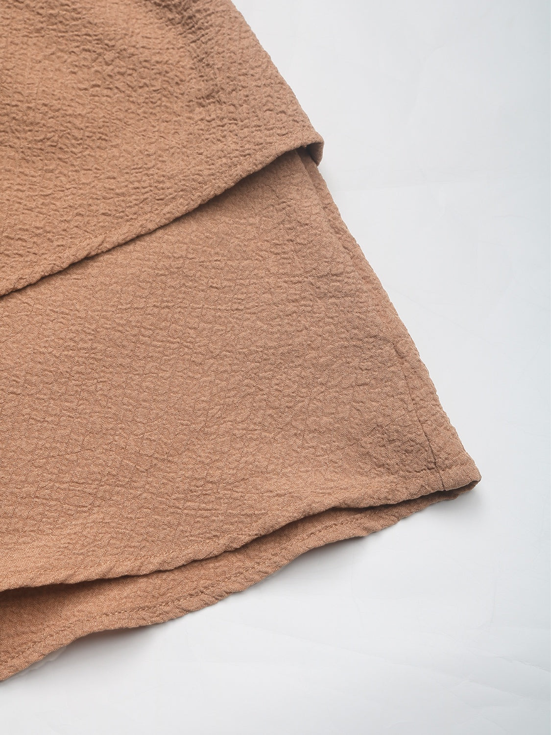 Perfee Tied Layered Shorts