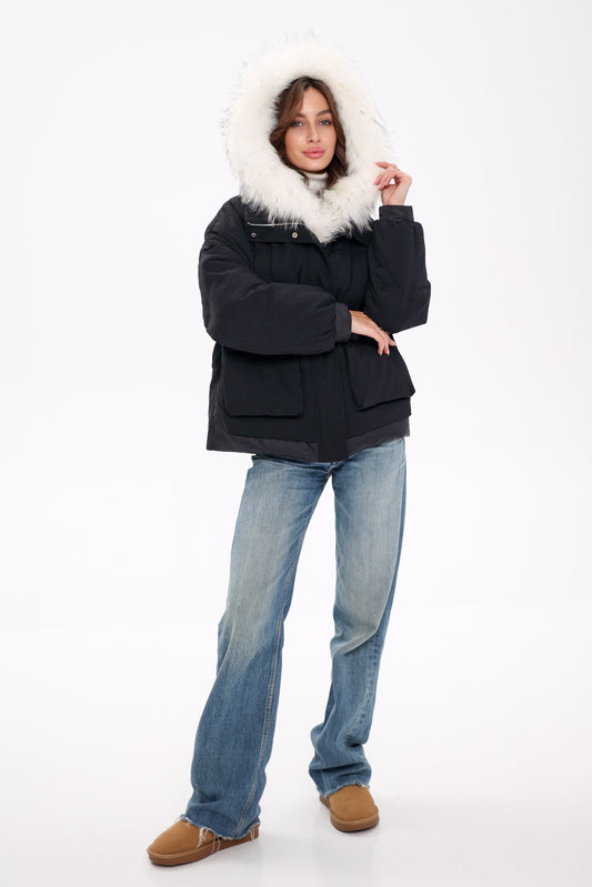 Genuine Fur Down Fill Parka