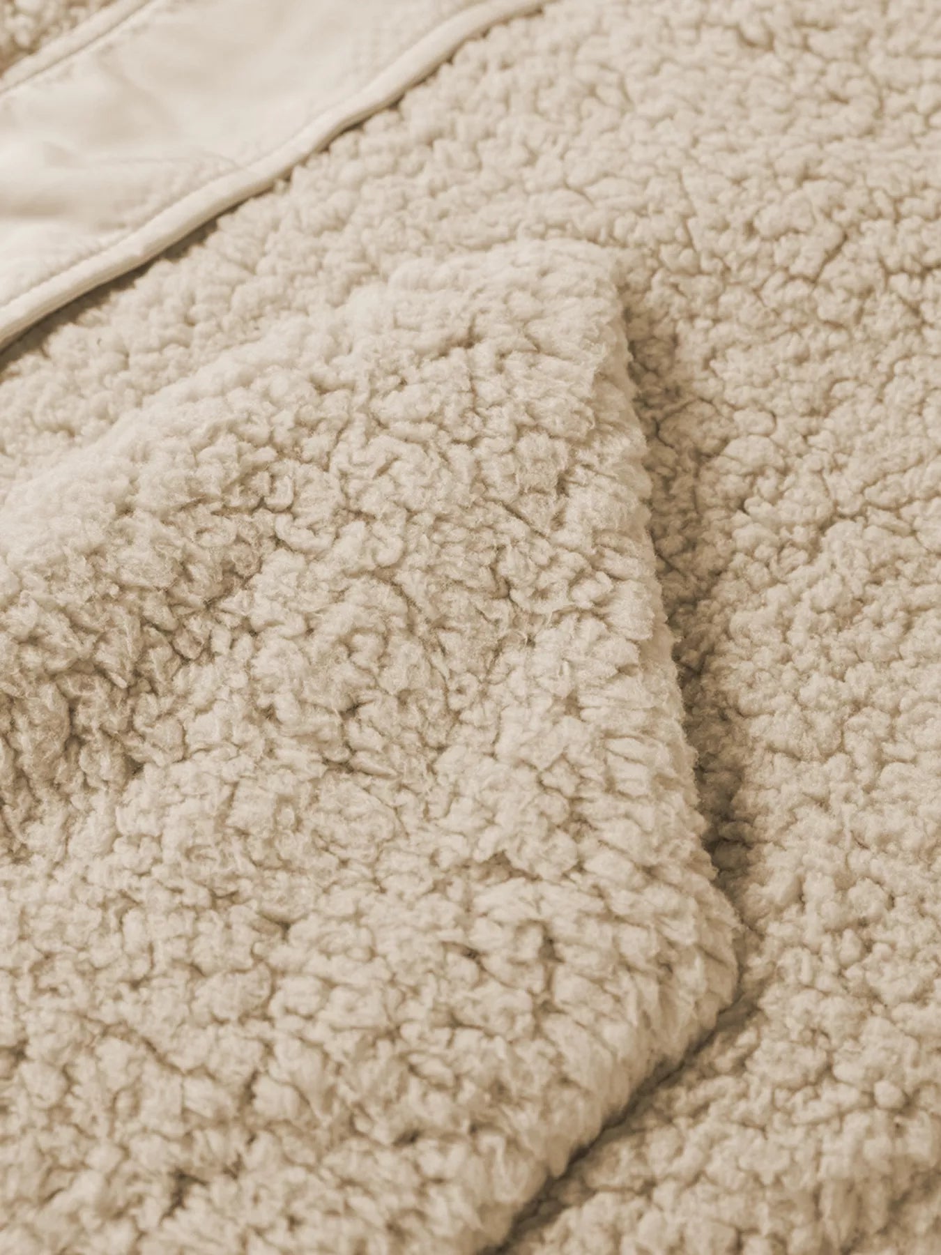 Faux Fur Snap Button Front Knot Side Plush Vest with Pockets