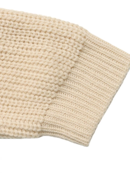 Bow Button Up Long Sleeve Cardigan