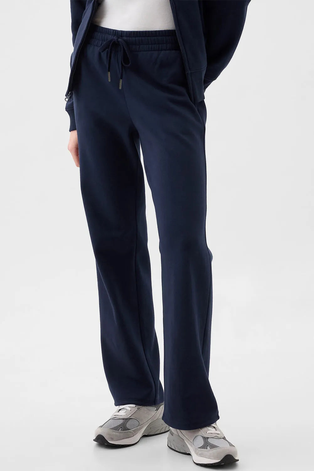 Drawstring Pants with Pockets Navy