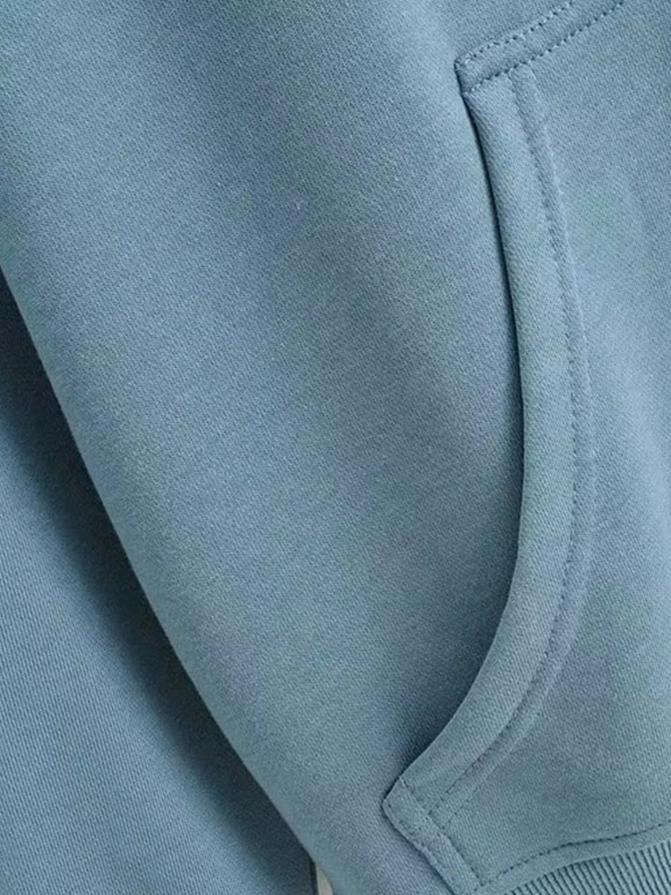 Casual Loose Zip-Up Hoodie