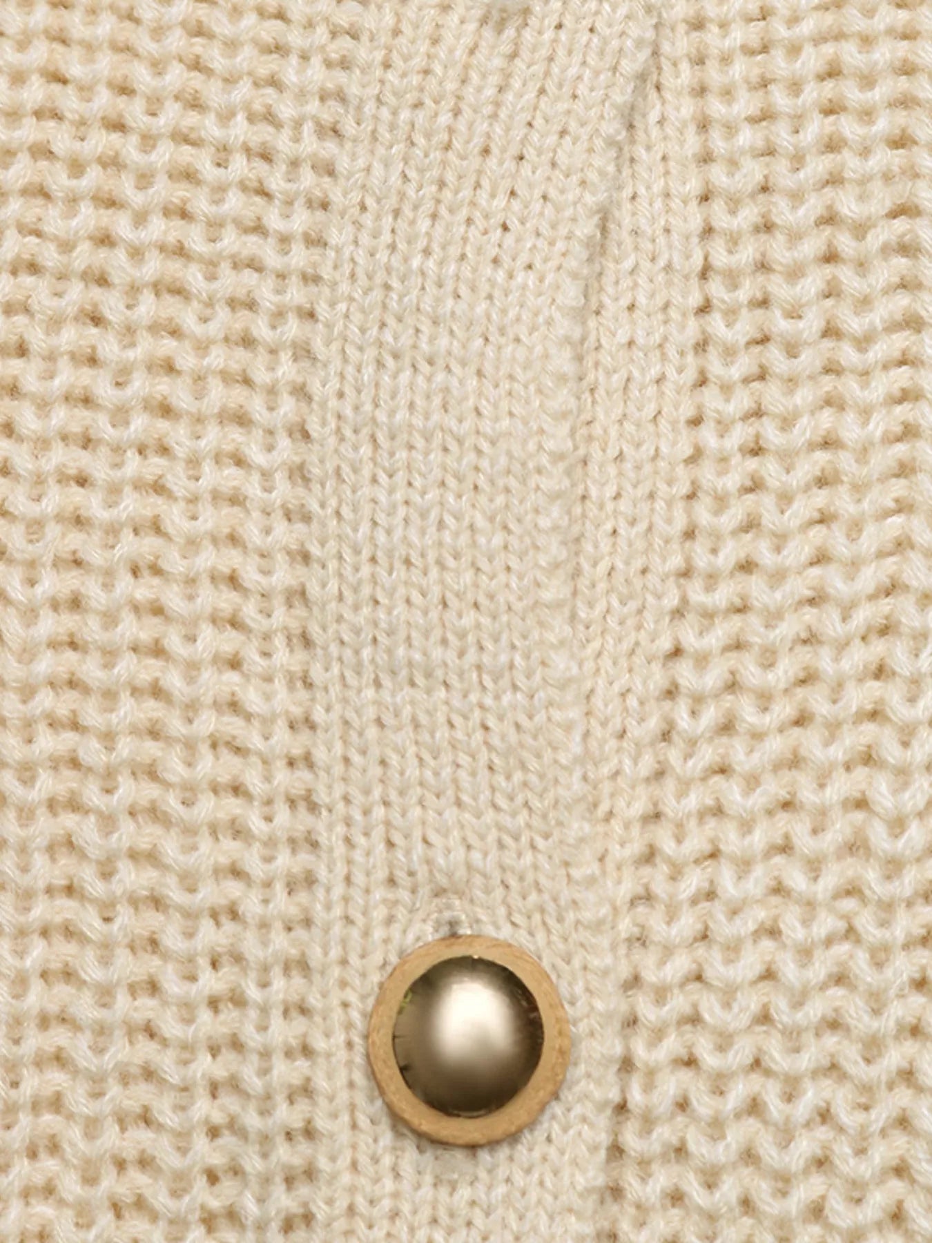 Bow Button Up Long Sleeve Cardigan