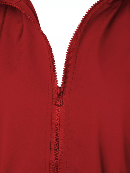 Zip Up Waterproof Hooded Outerwear