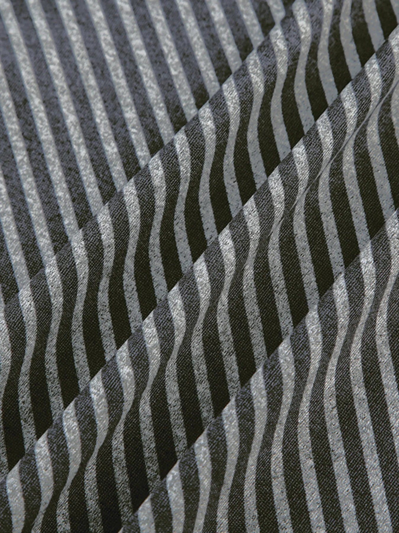 Striped Single Shoulder T-Shirt