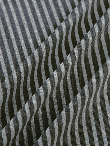 Striped Single Shoulder T-Shirt