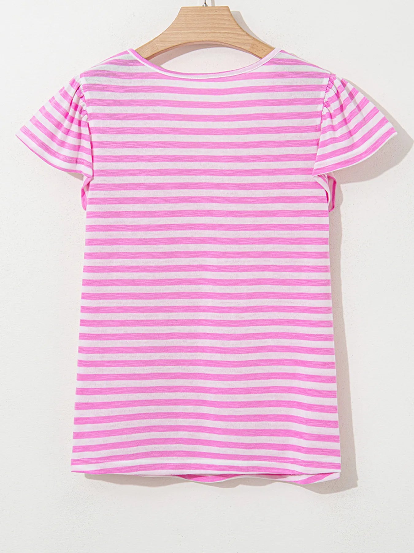 Striped V-Neck T-Shirt