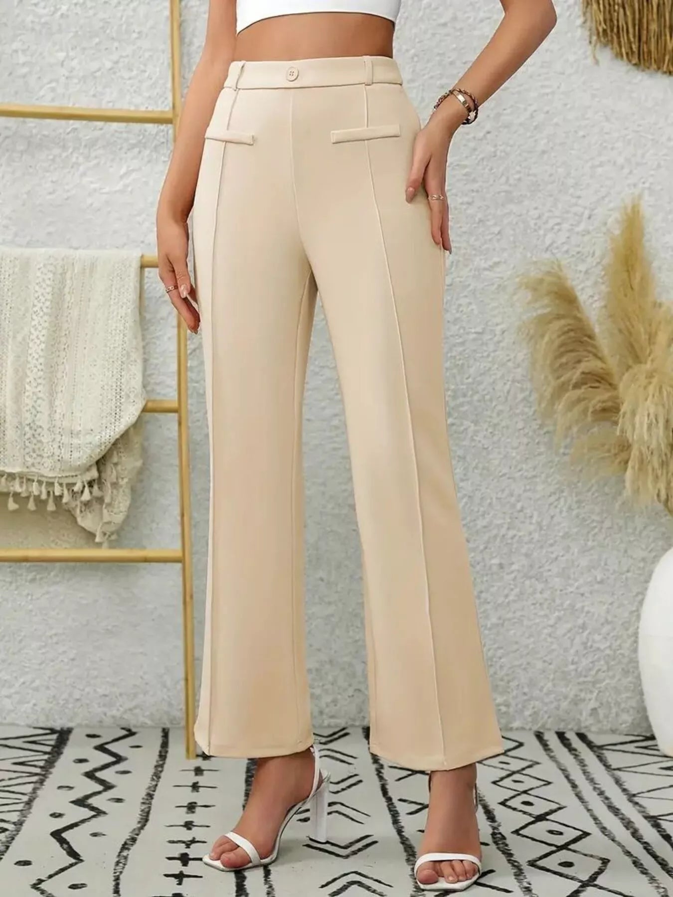 High Waist Flare Pants